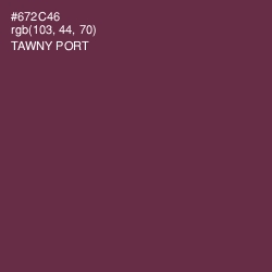 #672C46 - Tawny Port Color Image
